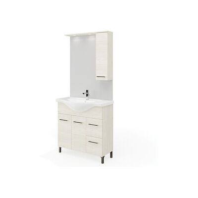 MARCA Mobile Bagno Rubino 2a+2c 85 Rovere Ghiaccio MARCA Mobile Bagno Rubino 2a+2c 85 Rovere Ghiaccio