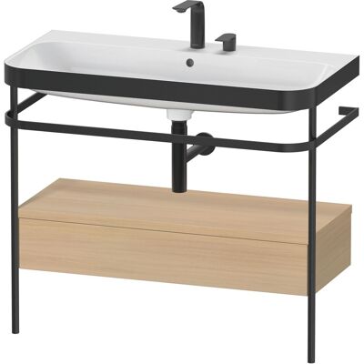 Duravit Happy D.2 Plus Set lavabo per mobile - Rovere mediterraneo Duravit Happy D.2 Plus Set lavabo per mobile - Rovere mediterraneo