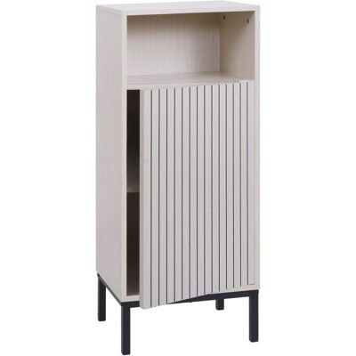 DÉCOSHOP26 Cassettiera Da Bagno Piccolo Mobile Contenitore 98x39x30cm Con 1 Anta E 3 Scomparti Mdf Con Finitura Melaminica Beige 040009222 DÉCOSHOP26 Cassettiera Da Bagno Piccolo Mobile Contenitore 98x39x30cm Con 1 Anta E 3 Scomparti Mdf Con Finitura Melaminica Beige 040009222