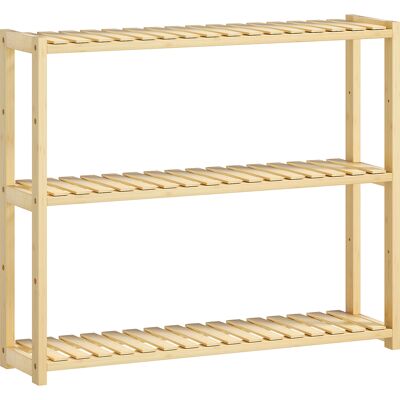 IROVAMI Scaffale Da Bagno In Bambù A 3 Ripiani Regolabili – 5 Posizioni Di Altezza – Salvaspazio – A Parete O A Pavimento – Finitura Naturale – 50x60x15 Cm IROVAMI Scaffale Da Bagno In Bambù A 3 Ripiani Regolabili – 5 Posizioni Di Altezza – Salvaspazio – A Parete O A Pavimento – Finitura Naturale – 50x60x15 Cm