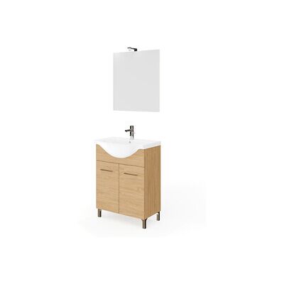 MARCA Mobile Bagno Rubino 2a 65 Rovere Naturale MARCA Mobile Bagno Rubino 2a 65 Rovere Naturale