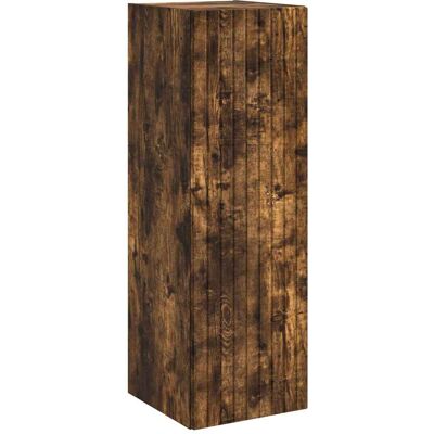 VIDAXL Mobiletto Da Bagno A Muro Rovere Fumo 33 X 34,5 X 60 Cm VIDAXL Mobiletto Da Bagno A Muro Rovere Fumo 33 X 34,5 X 60 Cm