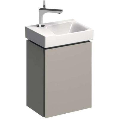 Geberit Base Per Lavabo Xeno², Con Un'anta: Larghezza 38cm, Altezza 52,5cm, Profondità 26,5cm, Greige / Laccato Opaco Geberit Base Per Lavabo Xeno², Con Un'anta: Larghezza 38cm, Altezza 52,5cm, Profondità 26,5cm, Greige / Laccato Opaco