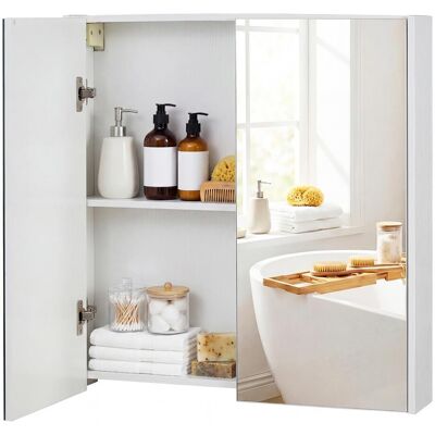 COSTWAY Armadietto Bagno Specchio Salvaspazio Parete Muro Mobiletto Camera Letto Angolare Ingresso Cucina Corridoio Vintage Bianco Moderno Soggiorno Salotto T COSTWAY Armadietto Bagno Specchio Salvaspazio Parete Muro Mobiletto Camera Letto Angolare Ingresso Cucina Corridoio Vintage Bianco Moderno Soggiorno Salotto T