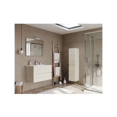 MARCA Mobile Bagno Easy 2c Sospeso 80 Rovere Ghiaccio MARCA Mobile Bagno Easy 2c Sospeso 80 Rovere Ghiaccio