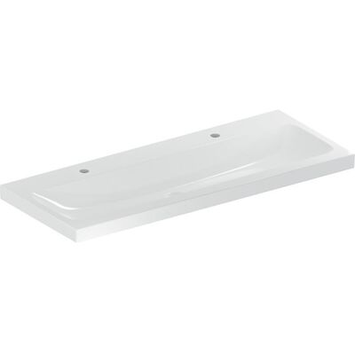 Lavabo Geberit iCon Light - 120x48cm, Bianco, 2 Fori Lavabo Geberit iCon Light - 120x48cm, Bianco, 2 Fori