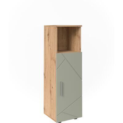 Vicco Mobiletto Bagno Irma, Verde Salvia, 30 X 95 Cm, Vicco Mobiletto Bagno Irma, Verde Salvia, 30 X 95 Cm,