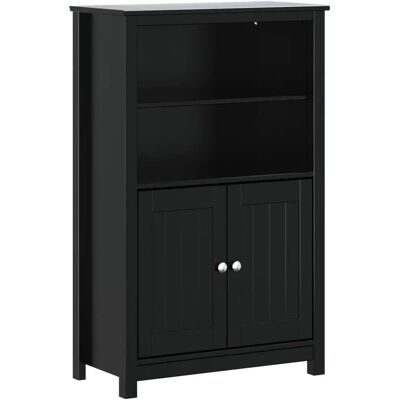 HELLOSHOP26 Mobiletto Da Bagno Moderno Con 4 Ripiani 69,5 X 34 X 110 Cm In Pino Nero Massello 020047340 HELLOSHOP26 Mobiletto Da Bagno Moderno Con 4 Ripiani 69,5 X 34 X 110 Cm In Pino Nero Massello 020047340