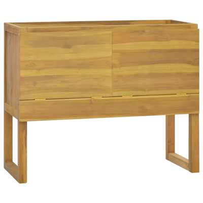 HELLOSHOP26 Elegante Mobiletto Da Bagno Di Grande Capacità 90 X 40 X 75,5 Cm Realizzato In Legno Di Teak Naturale 020046968 HELLOSHOP26 Elegante Mobiletto Da Bagno Di Grande Capacità 90 X 40 X 75,5 Cm Realizzato In Legno Di Teak Naturale 020046968