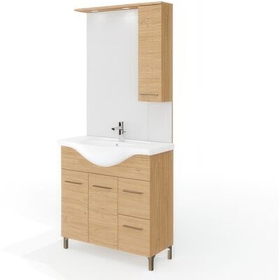 MARCA Mobile Bagno Rubino 2a+2c 85 Rovere Naturale MARCA Mobile Bagno Rubino 2a+2c 85 Rovere Naturale