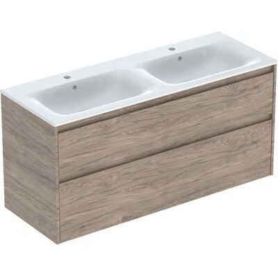 Geberit Renova Plan Ensemble Lavabo Double Meuble Bord Étroit, Geberit Renova Plan Ensemble Lavabo Double Meuble Bord Étroit,
