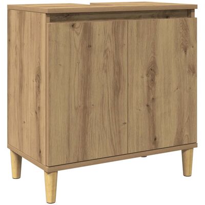 HELLOSHOP26 Mobiletto Sottolavello Moderno Con Ampio Spazio Contenitivo 58 X 33 X 60 Cm Finitura Rovere Ingegnerizzato Realizzato Artigianalmente 020051042 HELLOSHOP26 Mobiletto Sottolavello Moderno Con Ampio Spazio Contenitivo 58 X 33 X 60 Cm Finitura Rovere Ingegnerizzato Realizzato Artigianalmente 020051042