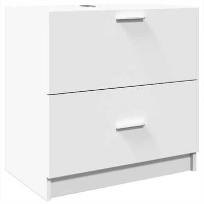 HELLOSHOP26 Mobiletto Moderno Per Lavabo Da Bagno Con Pratico Contenitore 59 X 37 X 59 Cm Legno Composito Bianco 020049531 HELLOSHOP26 Mobiletto Moderno Per Lavabo Da Bagno Con Pratico Contenitore 59 X 37 X 59 Cm Legno Composito Bianco 020049531