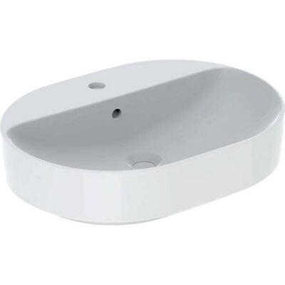 Keramag Lavabo VariForm - Ellittico 600x450mm Bianco con KeraTect Keramag Lavabo VariForm - Ellittico 600x450mm Bianco con KeraTect