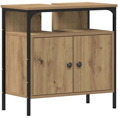 HELLOSHOP26 Mobile Bagno Con Vano Contenitore Estetico 60 X 30 X 60 Cm Finitura Rovere Ingegnerizzato Realizzato Artigianalmente 020051853 HELLOSHOP26 Mobile Bagno Con Vano Contenitore Estetico 60 X 30 X 60 Cm Finitura Rovere Ingegnerizzato Realizzato Artigianalmente 020051853
