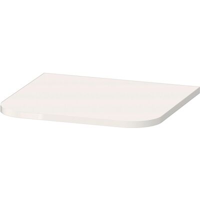 Piastra di copertura bianca lucida Duravit Happy D.2 Plus per armadi semi-alti Piastra di copertura bianca lucida Duravit Happy D.2 Plus per armadi semi-alti