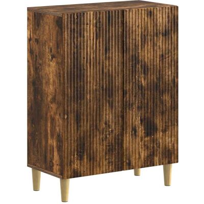 VIDAXL Mobiletto Da Bagno Arnhem Rovere Fumo 59,5 X 31 X 80 Cm VIDAXL Mobiletto Da Bagno Arnhem Rovere Fumo 59,5 X 31 X 80 Cm