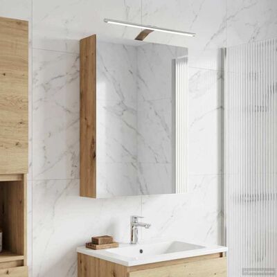 VIDAXL Mobiletto Per Specchio Da Bagno Rovere Artigianale VIDAXL Mobiletto Per Specchio Da Bagno Rovere Artigianale