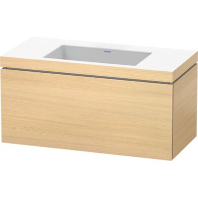 Mobile lavabo Duravit L-Cube a parete - Rovere Mediterraneo - Connessione senza cuciture Mobile lavabo Duravit L-Cube a parete - Rovere Mediterraneo - Connessione senza cuciture