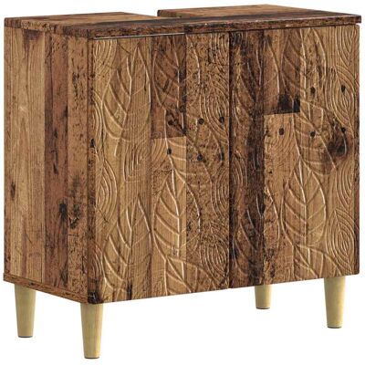 VIDAXL Armadio Per Lavabo Da Bagno Delft Legno Antico VIDAXL Armadio Per Lavabo Da Bagno Delft Legno Antico
