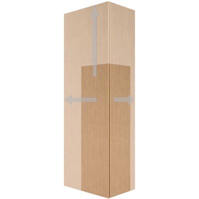 Armadio da bagno Duravit L-Cube - Porta a sinistra - Rovere naturale - 1 porta Armadio da bagno Duravit L-Cube - Porta a sinistra - Rovere naturale - 1 porta