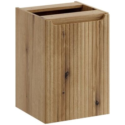 MEUBLORAMA Mobile Bagno Vano 40 Cm In Rovere Sospeso Con Cesto Della Biancheria MEUBLORAMA Mobile Bagno Vano 40 Cm In Rovere Sospeso Con Cesto Della Biancheria
