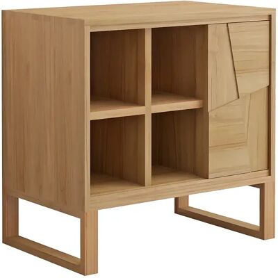 Unique Mobile Sotto Lavabo Su Piedini In Teak L80 Cm - Mataram Unique Mobile Sotto Lavabo Su Piedini In Teak L80 Cm - Mataram