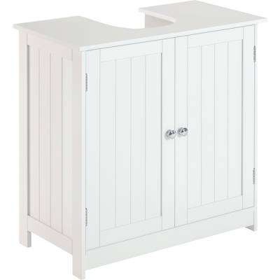 OEM Mobile Sottolavabo Per Bagno Con Ripiano Regolabile, Mobiletto Sottolavabo Con Intaglio A U E 2 Ante, Mobile Bagno Salvaspazio, Adatto A Lavabi Con O Senza Colonna, 60x30x60 Cm, Bianco OEM Mobile Sottolavabo Per Bagno Con Ripiano Regolabile, Mobiletto Sottolavabo Con Intaglio A U E 2 Ante, Mobile Bagno Salvaspazio, Adatto A Lavabi Con O Senza Colonna, 60x30x60 Cm, Bianco