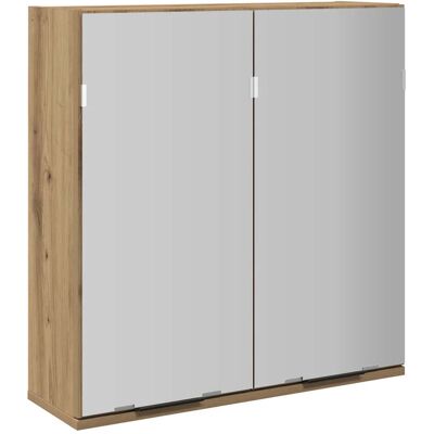 HELLOSHOP26 Armadietto Con Specchio Moderno Per Bagno 64 X 20 X 66 Cm Con Ampio Spazio Portaoggetti In Legno Rovere Artigianale 020050981 HELLOSHOP26 Armadietto Con Specchio Moderno Per Bagno 64 X 20 X 66 Cm Con Ampio Spazio Portaoggetti In Legno Rovere Artigianale 020050981
