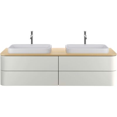 Console da bagno Duravit Rovere Mediterraneo con 2 fori - Console Console da bagno Duravit Rovere Mediterraneo con 2 fori - Console