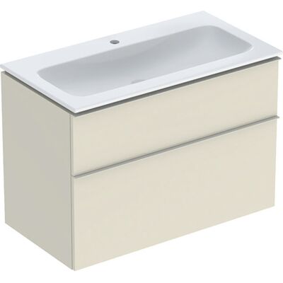 Set di Mobili Geberit iCon - Larghezza 90cm, Altezza 63cm, Profondità 48cm Set di Mobili Geberit iCon - Larghezza 90cm, Altezza 63cm, Profondità 48cm