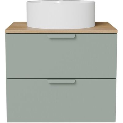 Unique Mobile Bagno Sospeso Con Lavabo Da Appoggio Rotondo Verde Mandorla L60 Cm – Avoreli Unique Mobile Bagno Sospeso Con Lavabo Da Appoggio Rotondo Verde Mandorla L60 Cm – Avoreli