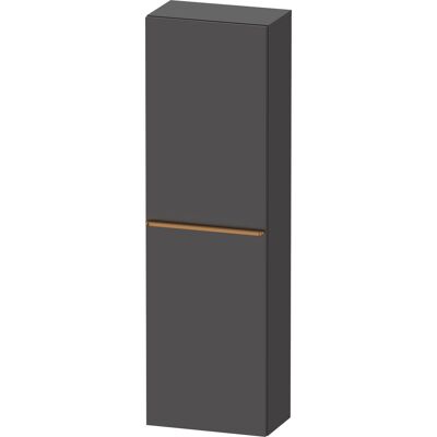 Armadio da bagno Duravit D-Neo - 1 anta, Graphit Opaco, con ripiani in vetro Armadio da bagno Duravit D-Neo - 1 anta, Graphit Opaco, con ripiani in vetro