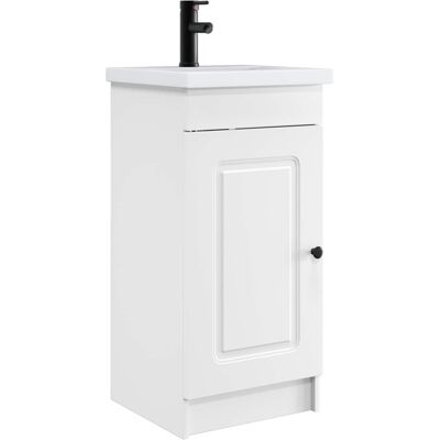 VIDAXL Mobile Da Bagno Con Lavabo Bianco 42 X 40 X 84,5 Cm VIDAXL Mobile Da Bagno Con Lavabo Bianco 42 X 40 X 84,5 Cm