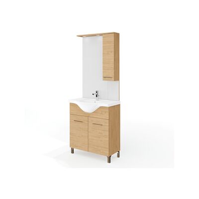 MARCA Mobile Bagno Rubino 2a 75 Rovere Naturale MARCA Mobile Bagno Rubino 2a 75 Rovere Naturale