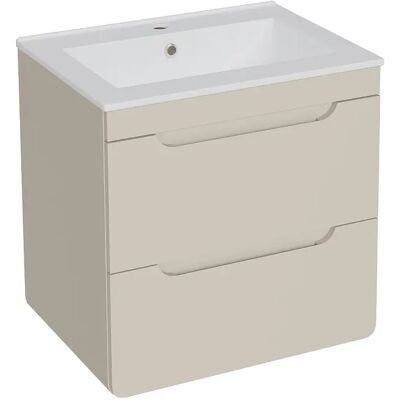 Unique Mobile Bagno Sospeso Con Lavabo Da Incasso Beige 60 Cm - Aruba Unique Mobile Bagno Sospeso Con Lavabo Da Incasso Beige 60 Cm - Aruba