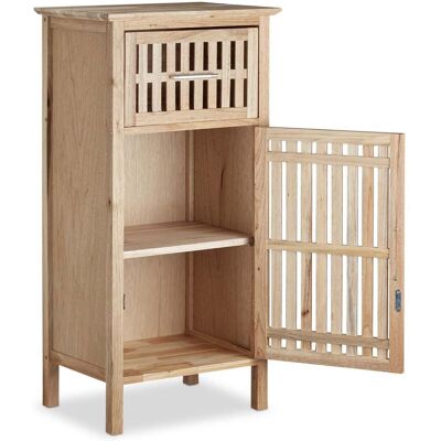 HELLOSHOP26 Armadietto Da Bagno Stretto Con Cassetto Portaoggetti 80 X 30 X 80 Cm In Legno Di Noce 130003578 HELLOSHOP26 Armadietto Da Bagno Stretto Con Cassetto Portaoggetti 80 X 30 X 80 Cm In Legno Di Noce 130003578