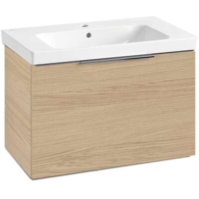 Villeroy & Boch Architectura - Mobiletto Con Lavabo, 75x47x42 Cm, 1 Cassetto, Nordic Oak 4a878001svj Villeroy & Boch Architectura - Mobiletto Con Lavabo, 75x47x42 Cm, 1 Cassetto, Nordic Oak 4a878001svj
