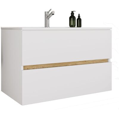 VCM Set Di Mobili Da Bagno Con Lavabo Cosila-i 81 51x81x47 - VCM Set Di Mobili Da Bagno Con Lavabo Cosila-i 81 51x81x47 -