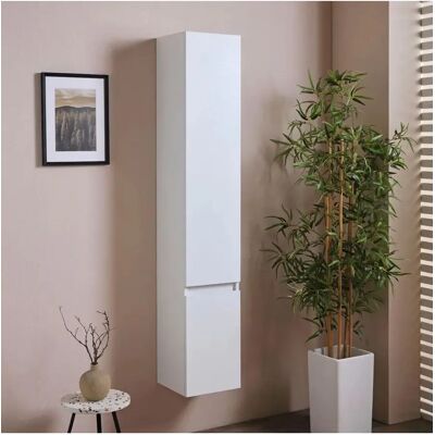 OEM Colonna Pensile Sospesa "garda" 2 Ante Bianco 31,5x31,5x136 Cm OEM Colonna Pensile Sospesa "garda" 2 Ante Bianco 31,5x31,5x136 Cm