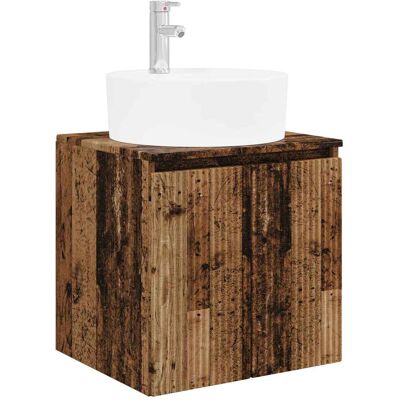 VIDAXL Mobile Lavabo Da Parete Legno Antico 49,5 X 44,5 X 65 Cm VIDAXL Mobile Lavabo Da Parete Legno Antico 49,5 X 44,5 X 65 Cm