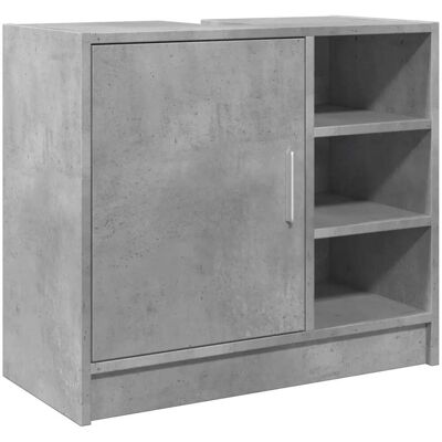 HELLOSHOP26 Mobile Lavabo Moderno Con Vano Contenitore 63 X 29 X 55 Cm Finitura Liscia In Legno Composito Grigio Cemento 020049550 HELLOSHOP26 Mobile Lavabo Moderno Con Vano Contenitore 63 X 29 X 55 Cm Finitura Liscia In Legno Composito Grigio Cemento 020049550