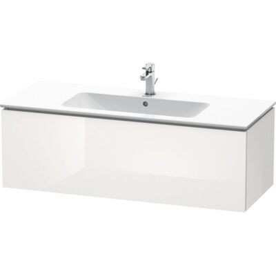 Duravit L-Cube Mobile da Parete - Bianco Lucido - 1220mm Duravit L-Cube Mobile da Parete - Bianco Lucido - 1220mm