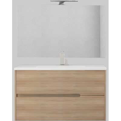 BADEN HAUS Marvis 02 - Base Sospesa Cm 100 Rovere Tabacco BADEN HAUS Marvis 02 - Base Sospesa Cm 100 Rovere Tabacco