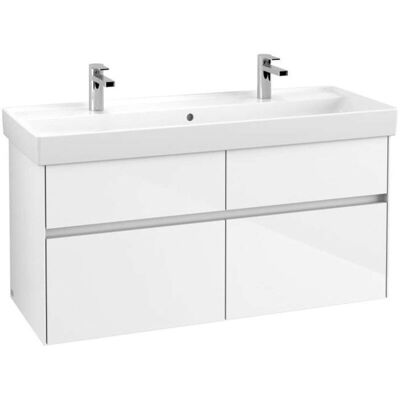 Armadio bagno Collaro di Villeroy & Boch - Bianco lucido - 4 cassetti Armadio bagno Collaro di Villeroy & Boch - Bianco lucido - 4 cassetti