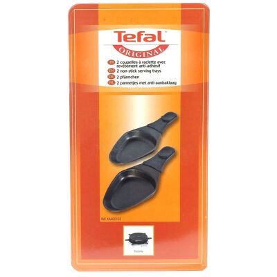 TEFAL - xa400102 - triangolo - serve 2 - Padella per raclette TEFAL - xa400102 - triangolo - serve 2 - Padella per raclette