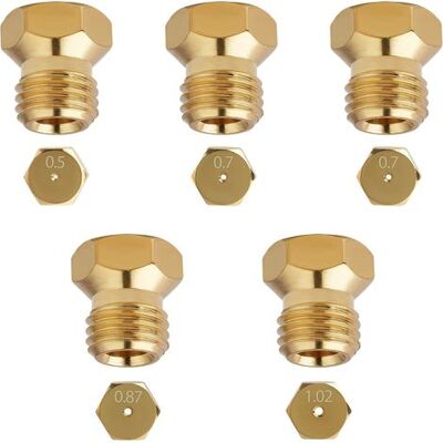 OEM Set Di 5 Ugelli Per Gas Butano, Kit Di Conversione Per Bombole Di Gas Con Iniettore, Ugelli Per Gas Butano E Propano, Iniettori Universali Per Fornelli A Gas, Ugello Per Propano OEM Set Di 5 Ugelli Per Gas Butano, Kit Di Conversione Per Bombole Di Gas Con Iniettore, Ugelli Per Gas Butano E Propano, Iniettori Universali Per Fornelli A Gas, Ugello Per Propano