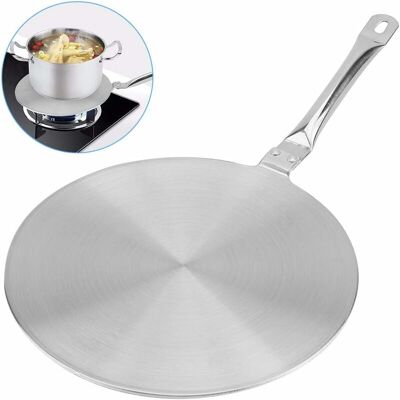 OEM Adattatore A Induzione, Disco Convertitore Per Piano Cottura A Induzione, Anello Diffusore Di Calore In Acciaio Inox Per Piano Cottura A Induzione Con Maniglia Termoresistente (20 Cm) OEM Adattatore A Induzione, Disco Convertitore Per Piano Cottura A Induzione, Anello Diffusore Di Calore In Acciaio Inox Per Piano Cottura A Induzione Con Maniglia Termoresistente (20 Cm)
