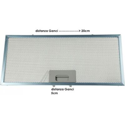 Faber - Filtro Antigrasso Alluminio Cappa Elica 385mm X 173mm Lei - Era - Viera Faber - Filtro Antigrasso Alluminio Cappa Elica 385mm X 173mm Lei - Era - Viera