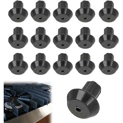 OEM Set Di 16 Piedini Per Fornelli A Gas, Piedini In Gomma Resistenti Al Calore, Accessori Per Piani Cottura, Tappi In Gomma Per Supporti Per Pentole, Ricambio, Neri, Per Griglie Di Fornelli A Gas OEM Set Di 16 Piedini Per Fornelli A Gas, Piedini In Gomma Resistenti Al Calore, Accessori Per Piani Cottura, Tappi In Gomma Per Supporti Per Pentole, Ricambio, Neri, Per Griglie Di Fornelli A Gas